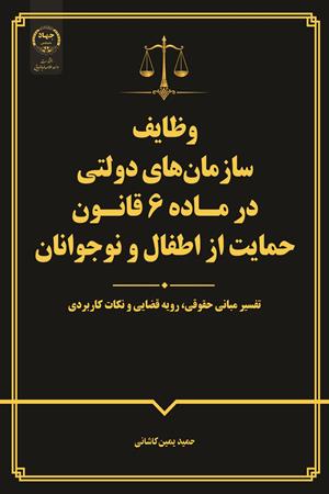 وظایف سازمان‌های دولتی در ماده 6 قانون حمایت از اطفال و نوجوانان